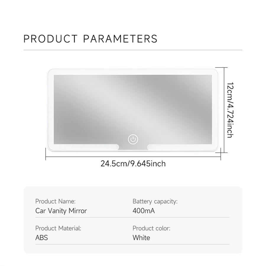 LumaVisor™ LED Mirror